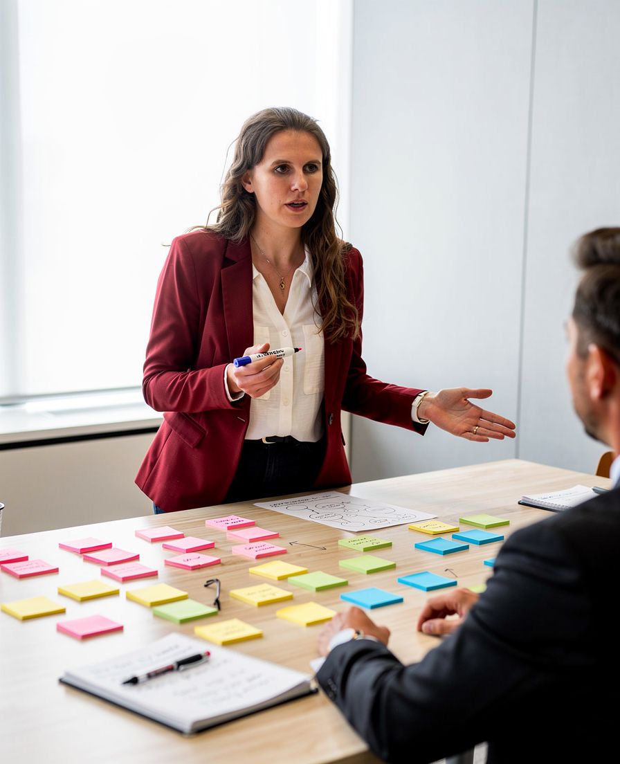 Visual van de aanpakroute