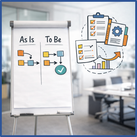Visual processprint en werkafspraken