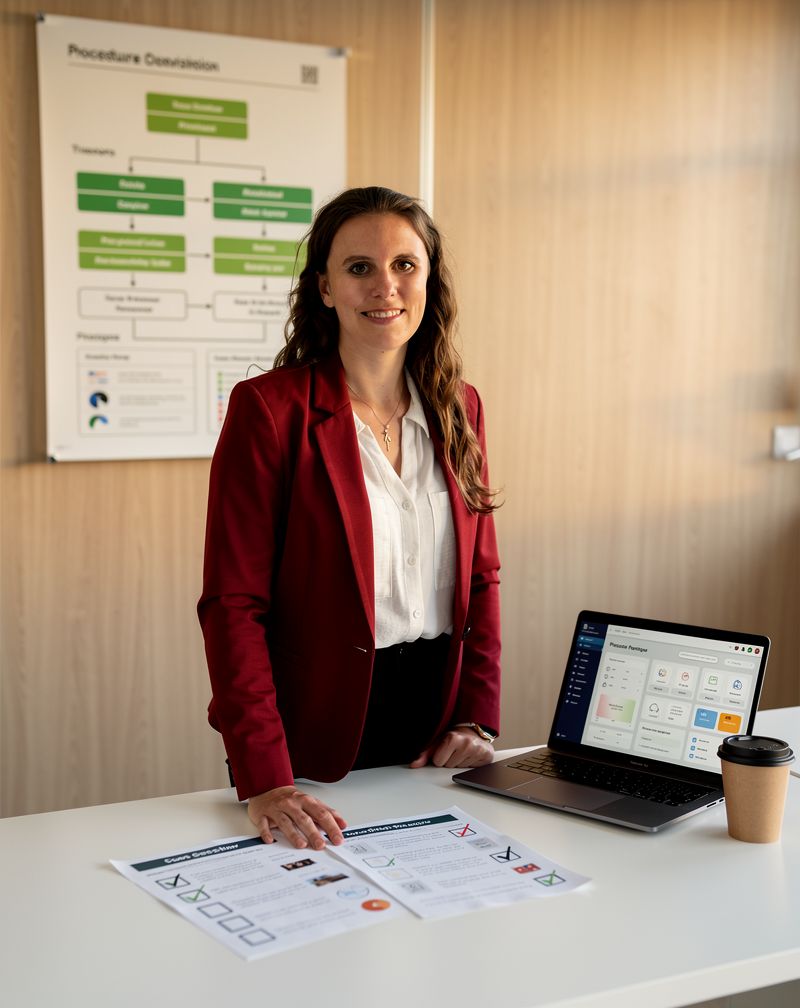 Team dat samen procesverbeteringen uitwerkt